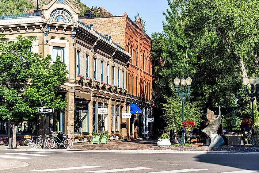 Downtown Aspen, Colorado.